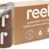 Reel Premium Toilet Paper - 24 Rolls of Toilet Paper - 3-Ply Made From Tree-Free