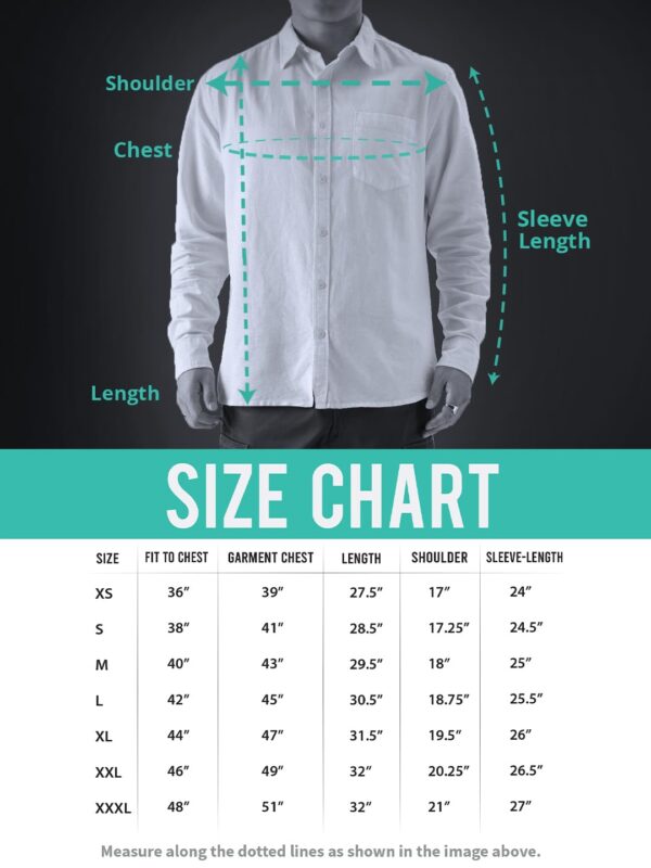 Stripes Cream, Blue Men and Boys Long Sleeves Collared Neck Button Front Regular Fit Textured Shirts - Image 6
