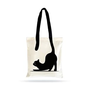 Tote Bags Women Fashionable Design Shoulder Bag-Printed Silhoutte Cotton Bag-Zipper-Ecofriendly Travel Bag-Pack of 1