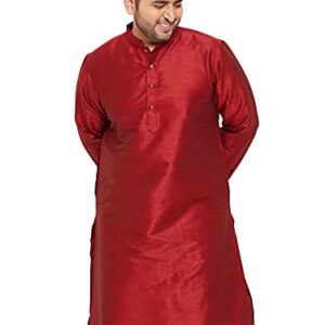 Mens Silk Blend Maroon Kurta - Elegance for Festivals & Events_VPLUSMK001MA_50  Shopsyday.com: Men Clothing