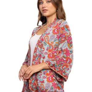 Shrugs for Women Stylish | Cover up on Jeans Tops for Women | Western Beach Outfits | Summer Clothes | Kimono Length Option Short | Medium | Long
