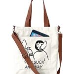 Graphic Tote Bag Women Figure  (WBAG-13), WHITE