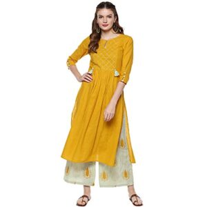 Kurta Set Mustard And Sage Green Shopsyday.com: Women Clothing