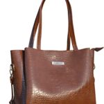Large Capacity Croco Pattern Tote Bags For Womens Big Purses And Handbags Ladies Big Shoulder Bag From ( Brown )