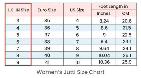 Punjabi Jutti Women's Traditional Ethnic Walnut Coffee, Leather Flat Comfortable (Size UK7, Tan) - Image 7