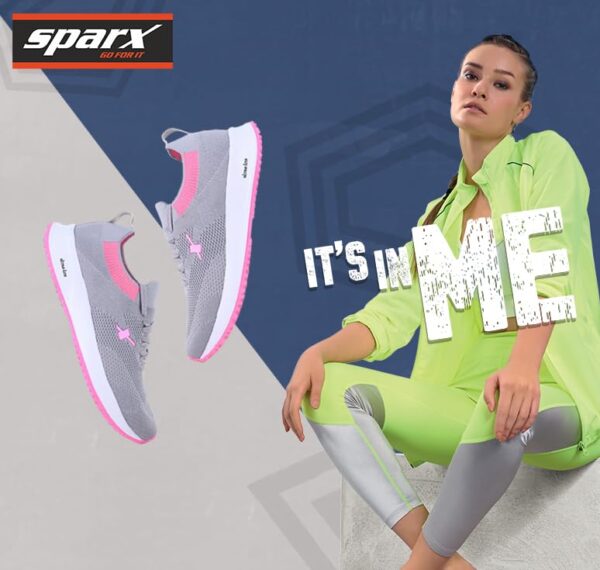 Walking Shoe Sparx Womens SL 167 | Enhanced Durability & Soft Cushion | Grey - 7 UK (SL 167) - Image 3