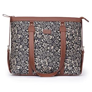 Office Bag | Stylish Bags for Office Use | Laptop Bag 15.6 inch | Stylish Tote for Office Use | Purse for Women | Vegan Leather Handbag | Daily & Travel Use