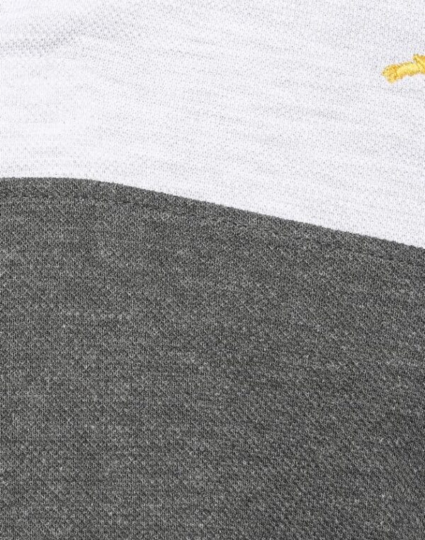 AMERICAN CREW Men's Polo T-Shirt (AC164-M_Ecru Melange & Charcoal Melange)  Shopsyday.com: Men Clothing - Image 8