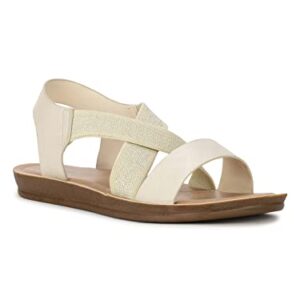 Buy Bata Women's Slip-on Sandal - BEIGE (4 UK) (5618803) at Shopsyday.com