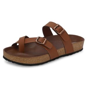 Centrino Men’s Berkin-Style Slip-On Sandals | pen Toe Design | Soft PU Footbed | Lightweight & Comfortable | Arch Support | On-Grip Sole | Casual Outdoor Wear (7312)  Shopsyday.com: Men Footwear