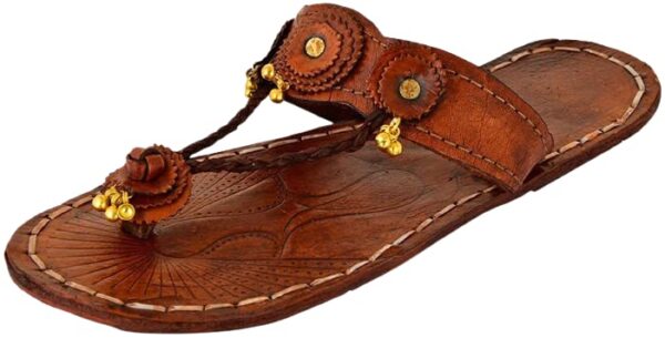 Stylish Fashionable Trendy Footwear Collection, Synthetic Women Kolhapuri Chappal-Brown 5 UK Buy Online at Low Prices in India - Shopsyday.com