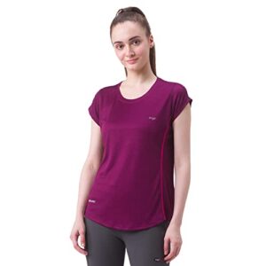 Ladies Polyester Dry Fit Western Slim Fit Shirts & Slim Fit T-Shirt For Women, Quick Drying & Breathable Fabric, Gym Wear Tees & Workout Tops (Wine Colour) Xl  Shopsyday.com: Women Winter Exclusive