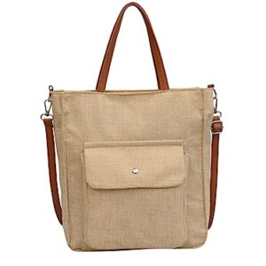 Canvas Grocery, Minimal Travel, Beach | Shoulder Handbags Women, College Bags For Girls Stylish Trendy(Wbag-81),Beige  Shopsyday.com: Women Exclusive Bags