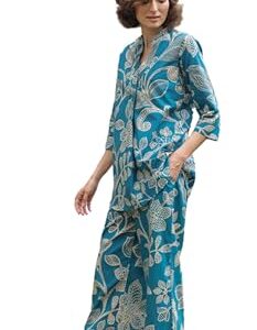 Kurta Set for Women | Women coords Set (SP-226-XL) Blue at Shopsyday.com