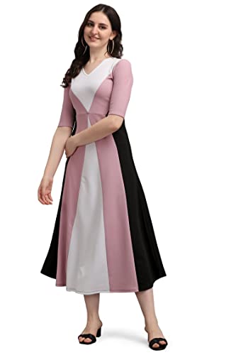 Buy Women's Maxi Empire Waist Dress (Lucy-416-LV-BL-XL_Light Violet_XL) at Shopsyday.com